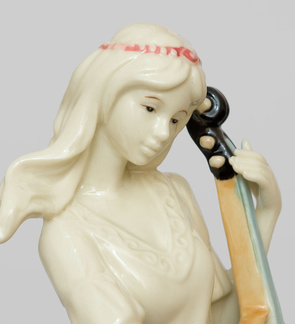 JP-37/ 9 Статуэтка девушка "Волшебная виолончель" (Pavone)