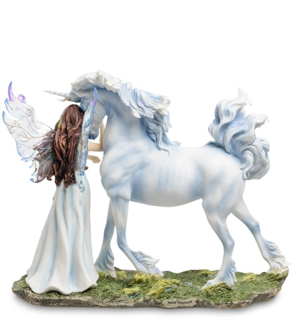 WS-249 Статуэтка "Ангел и Единорог" (Джоди Бергсма)