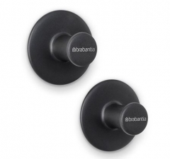 Крючки для полотенец ReNew, 2 шт., Темно-серый Brabantia