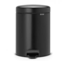 Мусорный бак newIcon с педалью (2x2 л), Черный матовый Brabantia