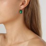 Серьги CHANTAL SG EMERALD GREEN Dyrberg Kern
