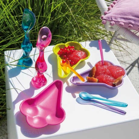 Тарелка для мороженного CORNETTO Koziol, 2 шт, розовый