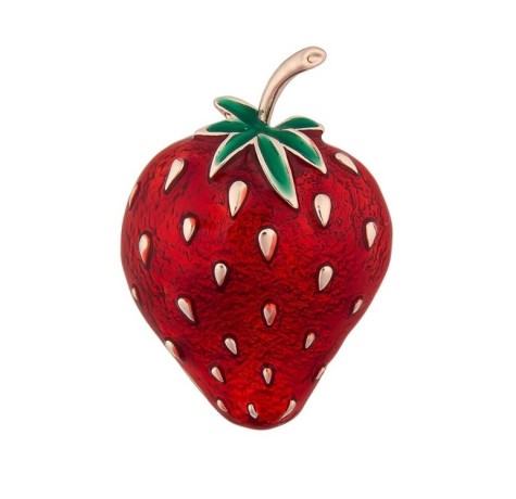Брошь Клубника XZ2081.7 R/RG Shadore