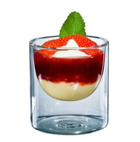 Чаша для порционной подачи закусок и деcертов "Полумесяц" средний Catering Bloomix