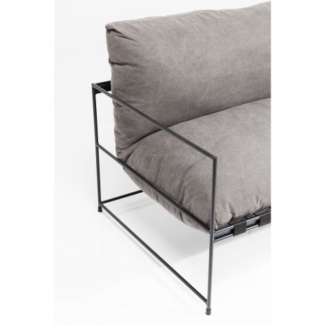 Диван Cornwall, коллекция "Корнуолл" 180*81*85, Хлопок, Полиэстер, Полиуретан, Сталь, Серый