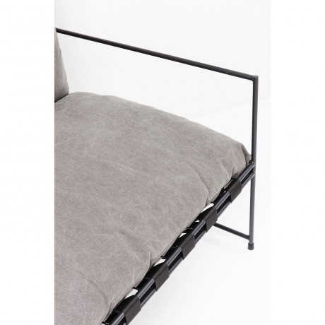 Диван Cornwall, коллекция "Корнуолл" 180*81*85, Хлопок, Полиэстер, Полиуретан, Сталь, Серый