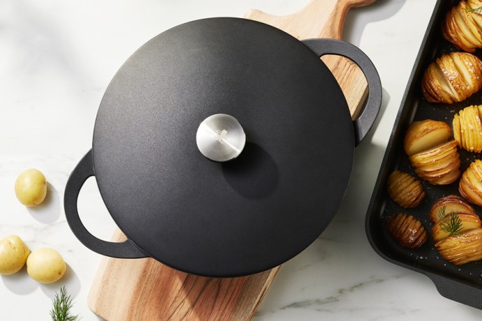 Кастрюля Agile, чёрная, 28 см, 6,3 л. Maxwell & Williams