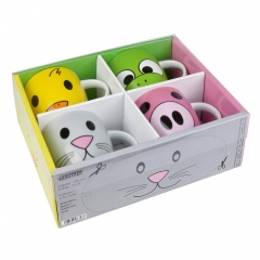 Набор из 4 кружек, 215 мл. "Зоопарк" Koenitz