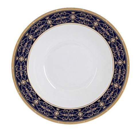 Обеденный сервиз Офелия (кобальт), 12 персон, 50 предметов Emily