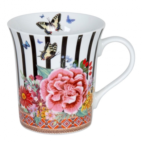 Кружка, 410 мл. "Да здравствует жизнь - полосы" Koenitz