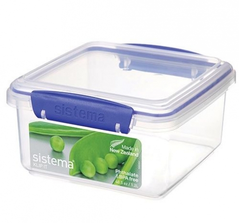 Контейнер прямоугольный KLIP IT, 1,2 л. Sistema
