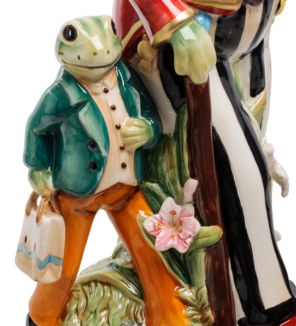 CMS-53/ 1 Статуэтка "Мистер Фрогги с сыном" (Pavone)