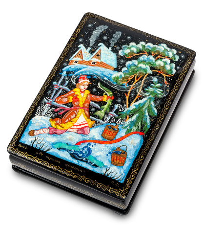 ШК-75/ 1 Шкатулка "Емеля" исп. С.Д.