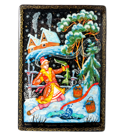 ШК-75/ 1 Шкатулка "Емеля" исп. С.Д.