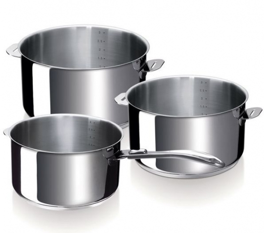 Набор сотейников 3 шт. со съемной ручкой EVOLUTION Beka