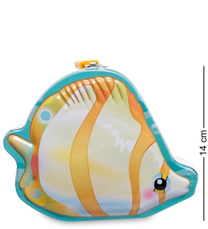 BX- 38/3 Металлическая копилка "Рыбка"