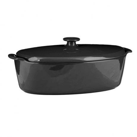 Форма для запекания, 41x24x16 см. 5,8 л. Утятница глубокая базальт Emile Henry