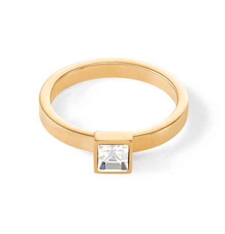 Кольцо Crystal-Gold 17.2 мм 0501/40-1816 54 Coeur de Lion