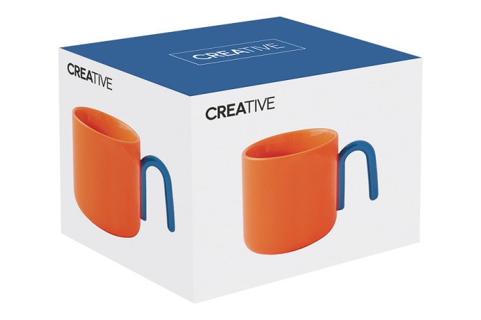 Кружка Creative, оранжевая, 0,35 л. Easy Life