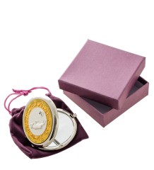 WIN- 02-10 Зеркало серебр. "Знак Зодиака - Козерог"