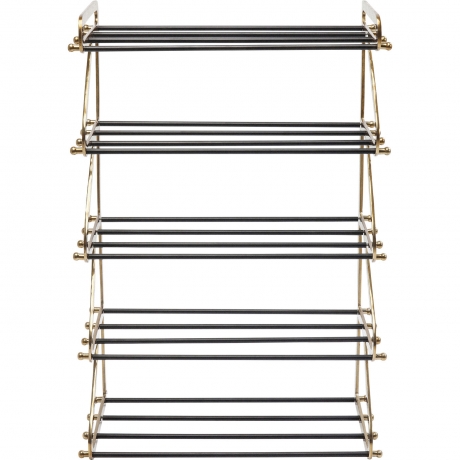 Стеллаж для обуви Walk, коллекция "Прогулка" 66*100*34, Алюминий, Сталь, Серебряный