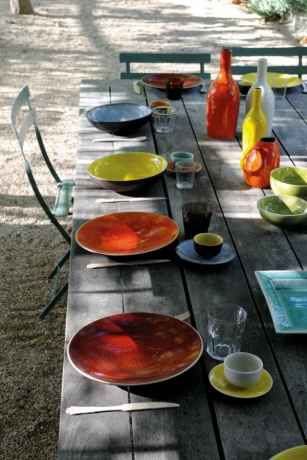 Тарелка для торта, 33х15 см. цвет индиго, TOURRON Jars