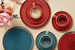 Тарелка обеденная Comet морская волна, 28 см. Home &amp; Style