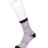 Носки женские Flowers ASW-0001 35-39 бел/фиолет (Artsocks)