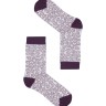 Носки женские Flowers ASW-0001 35-39 бел/фиолет (Artsocks)