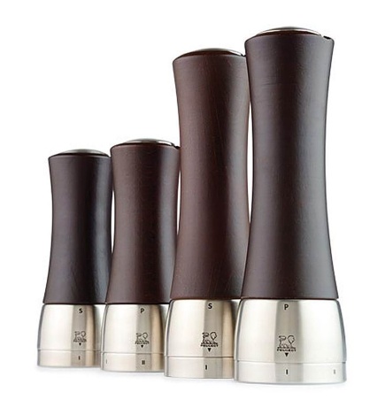 Мельница для перца Madras Peugeot, 16 см. шоколад матовый