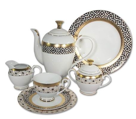 Чайный сервиз Самарканд 42 предмета на 12 персон, Midori