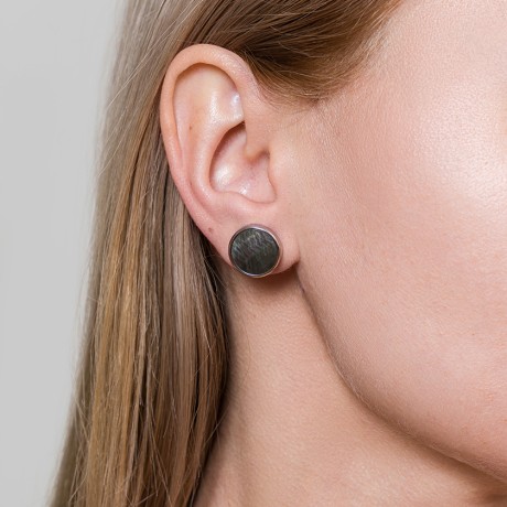 Пусеты SHELL Fiore Luna