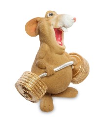 RV-773 Статуэтка Крыска "Когда тяжесть в радость" (W.Stratford)