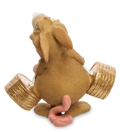 RV-773 Статуэтка Крыска "Когда тяжесть в радость" (W.Stratford)