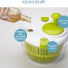 Миска для салата с крышкой TWIST ACTION KC, 25 см. Kitchen Craft