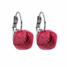 Серьги Firenze fuchsia 304177 R/S Qudo