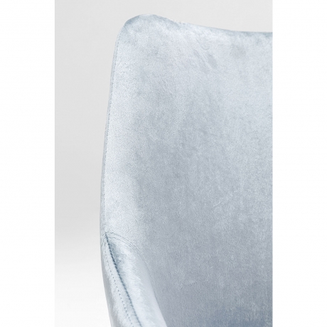 Стул мягкий East Side, коллекция "Ист Сайд" 48*83*57, Бархат, Полиуретан, Шпон, Сталь, Серый