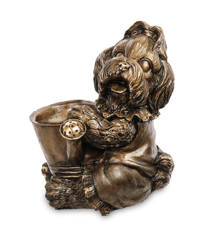 БФ-175 Фигура кашпо "Собачка с лейкой"