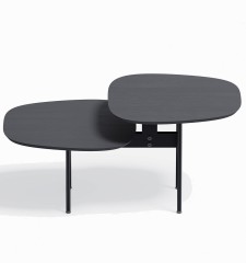 Журнальный столик Step S, 84,3х53,8х40 см. черный ясень/черный ясень, Zahodi