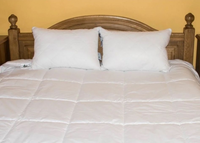 Одеяло всесезонное "Благородный кашемир", 200х220, в чехле из белоснежного хлопка с пухом кашмирских коз, Natures