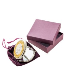 WIN- 02-11 Зеркало серебр. "Знак Зодиака - Рыбы"