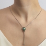 Колье pearl green quartz B1653.16 G/S Possebon