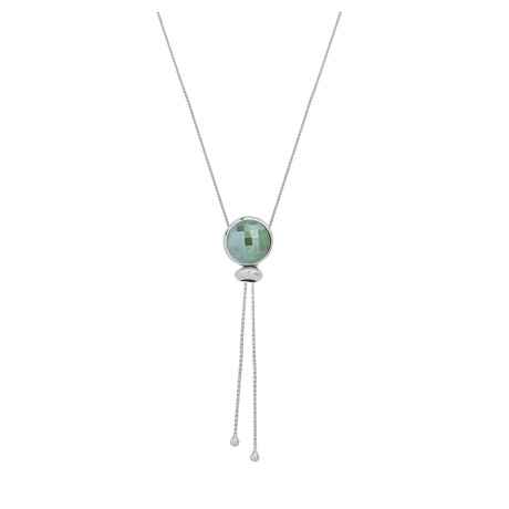 Колье pearl green quartz B1653.16 G/S Possebon