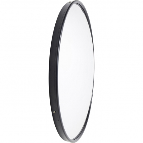Зеркало сферическое Fiesta, коллекция "Праздник" 80*80*11, АБС-пластик, Сталь, МДФ, Черный