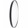 Зеркало сферическое Fiesta, коллекция "Праздник" 80*80*11, АБС-пластик, Сталь, МДФ, Черный