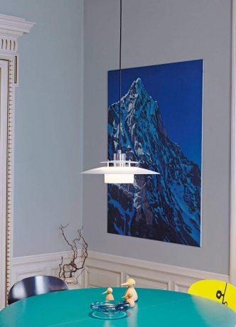 Светильник подвесной Sorup, Ø40, белый/хром Halo Design