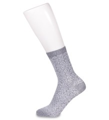 Носки женские Flowers ASW-0001  35-39 сер/бел (Artsocks)