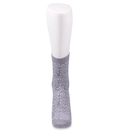 Носки женские Flowers ASW-0001  35-39 сер/бел (Artsocks)