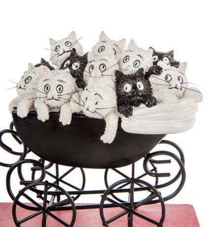 DUB 25 Статуэтка "Кошка с коляской!" (The Pram.Parastone)