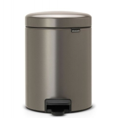 Мусорный бак newIcon с педалью (2x2 л), Платиновый Brabantia